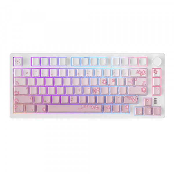 Bàn phím cơ Gaming DAREU EK75 PRO Sakura Pink