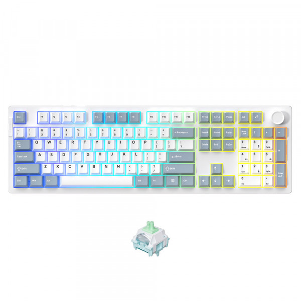 Bàn Phím Cơ Gaming DAREU EK106 PRO Haze Blue
