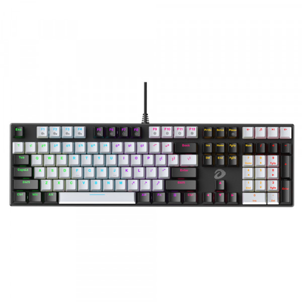 Bàn Phím Cơ Gaming DAREU EK810X Black-Grey (Waterproof, Optical switch, Multi LED)