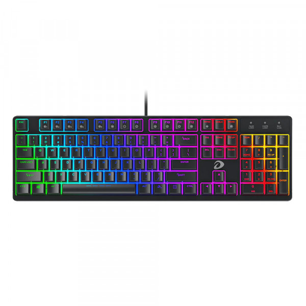 Bàn Phím Cơ Gaming DAREU EK1280X Black-Grey (Waterproof, Optical switch, Multi LED)