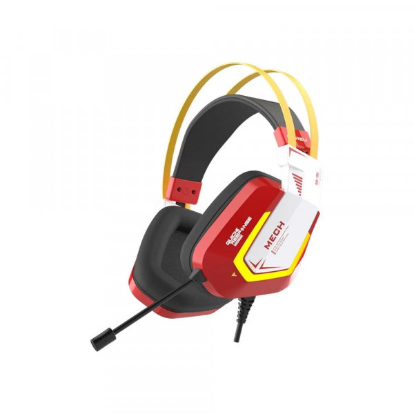 TNC Store Tai Nghe Gaming DAREU EH732 RGB Flame Red