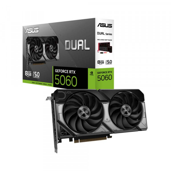 Card Màn Hình ASUS Dual GeForce RTX 5060 8GB GDDR7 (DUAL-RTX5060-8G)