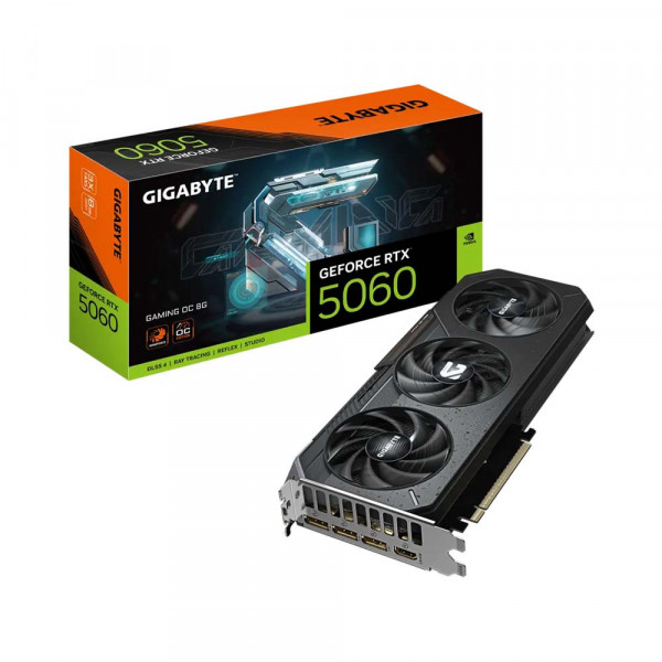Card Màn Hình Gigabyte GeForce RTX 5060 GAMING OC 8G (GV-N5060GAMING-OC-8GD)