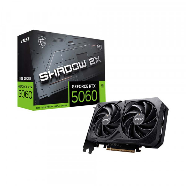 Card Màn Hình MSI GeForce RTX 5060 8G SHADOW 2X OC (G5060-8S2C)