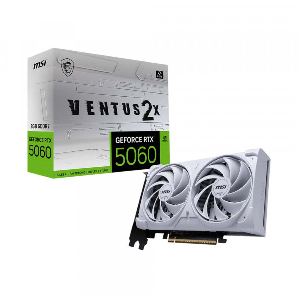 Card Màn Hình MSI GeForce RTX 5060 8G VENTUS 2X WHITE (G5060-8V2W)