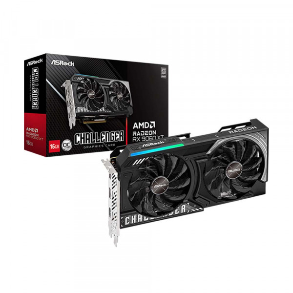 Card Màn Hình Asrock AMD Radeon RX 9060 XT Challenger 16GB OC