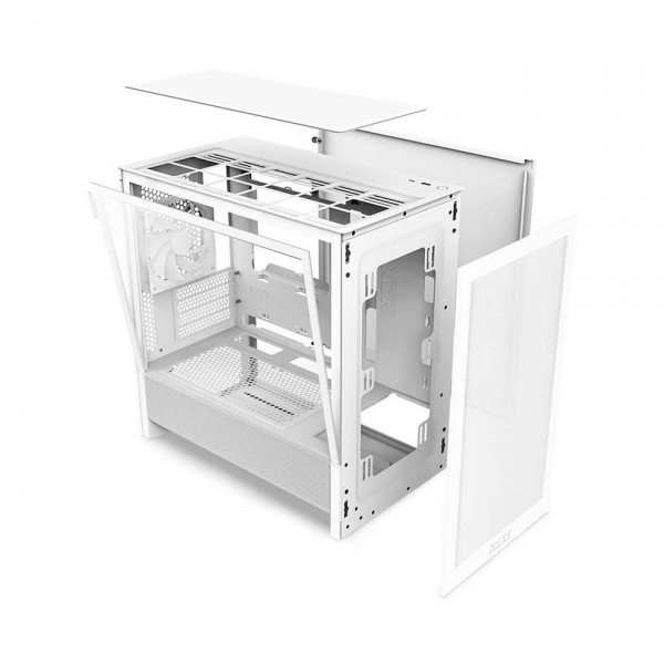 TNC Store Vỏ Case NZXT H3 Flow All White M-ATX (CC-H31FW-01)