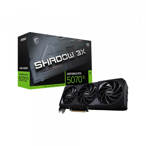 Card Màn Hình MSI RTX 5070 Ti 16G SHADOW 3X OC