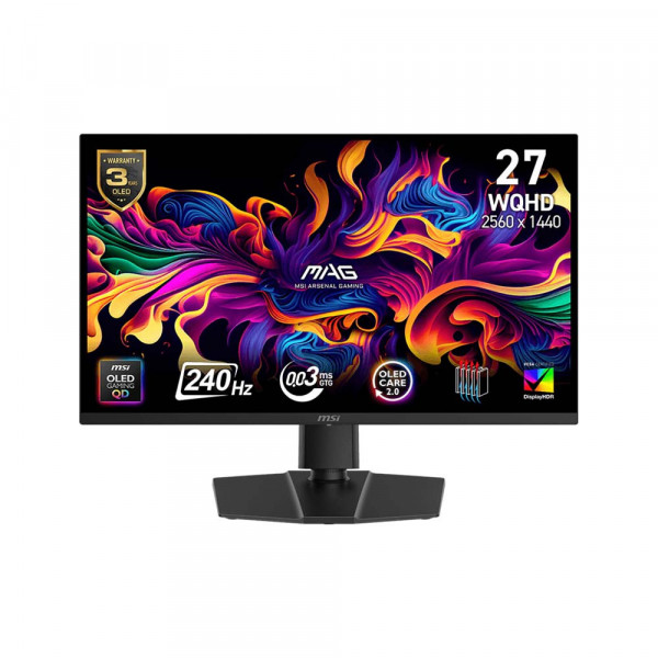 Màn Hình MSI MAG 273QP QD-OLED X24 27 Inch/ QD-OLED/ WQHD/ 240Hz/ 0.03ms
