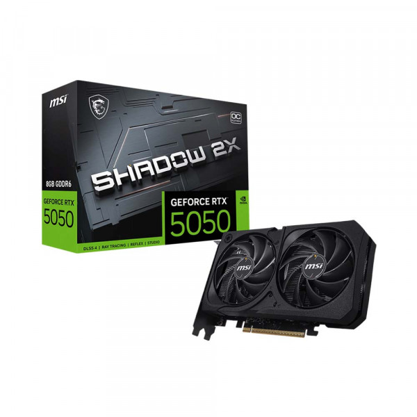 Card Màn Hình MSI GeForce RTX 5050 8G SHADOW 2X OC (G5050-8S2C)