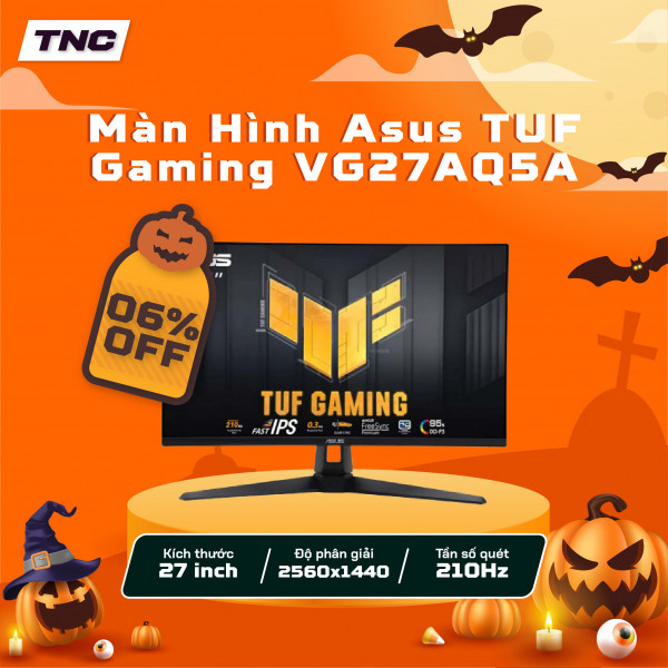Màn Hình Asus TUF Gaming VG27AQ5A 27 Inch/ 2K/ IPS/ 210Hz/ 0.3 ms