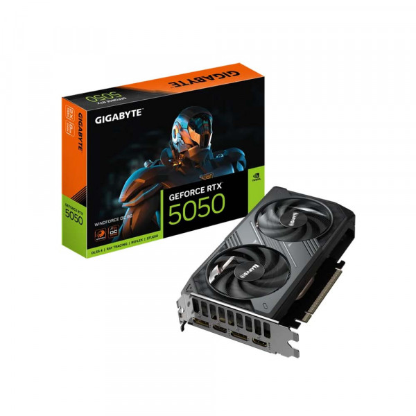 Card Màn Hình Gigabyte GeForce RTX 5050 WINDFORCE OC 8G (GV-N5050WF2OC-8GD)