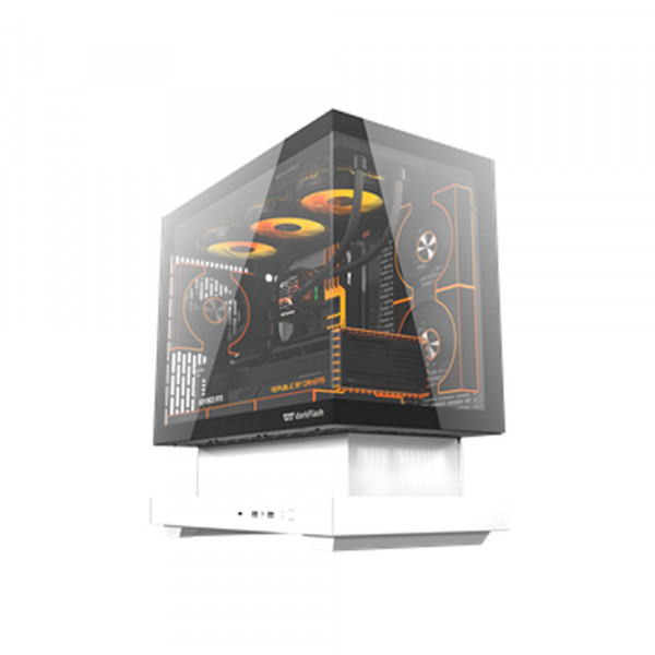 Vỏ Case DarkFlash Art Ultra F1 White M-ATX 