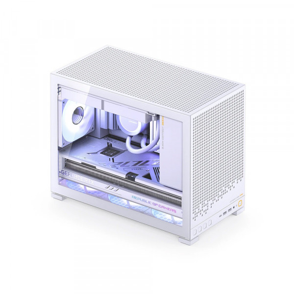 TNC Store Vỏ Case Jonsbo D32 White (Mid Tower/ M-ATX/ Trắng)