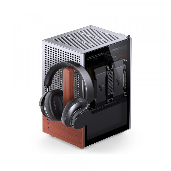 TNC Store Vỏ Case Jonsbo T6 Silver (Mini Tower/ ITX/ Màu Bạc)