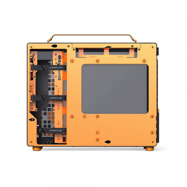 TNC Store Vỏ Case Jonsbo Z20 Orange/ Black (mATX/ Mid-Tower/ Màu Đen Cam)