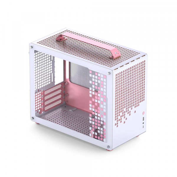 TNC Store Vỏ Case Jonsbo Z20 Pink/ White (mATX/ Mid-Tower/ Màu Trắng Hồng)