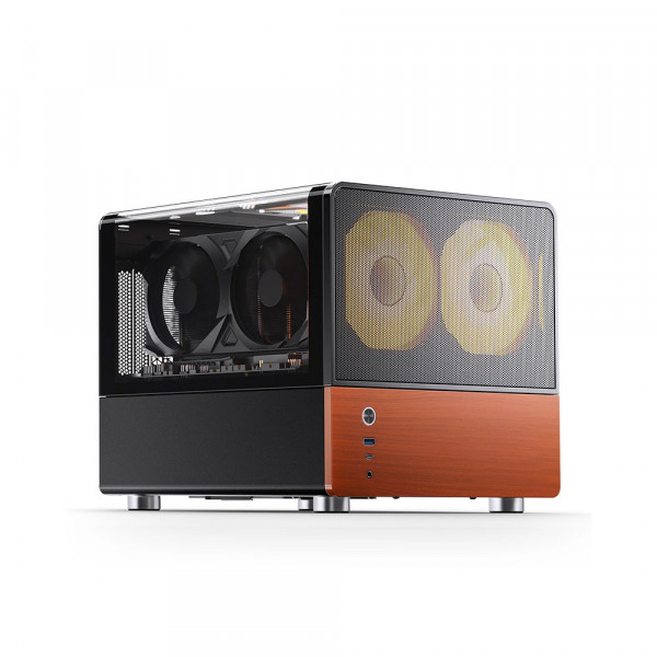 Vỏ Case Jonsbo V12 Black (Mini Tower/ M-ATX/ Đen)