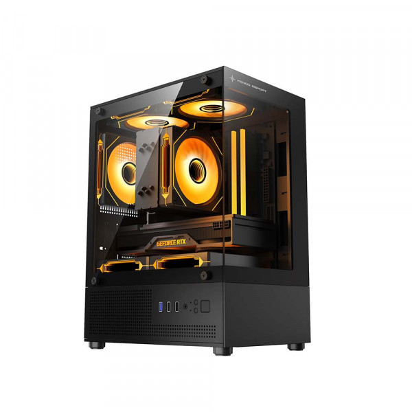 Vỏ Case Kenoo Esport MK120 - Màu Đen (No Fan)