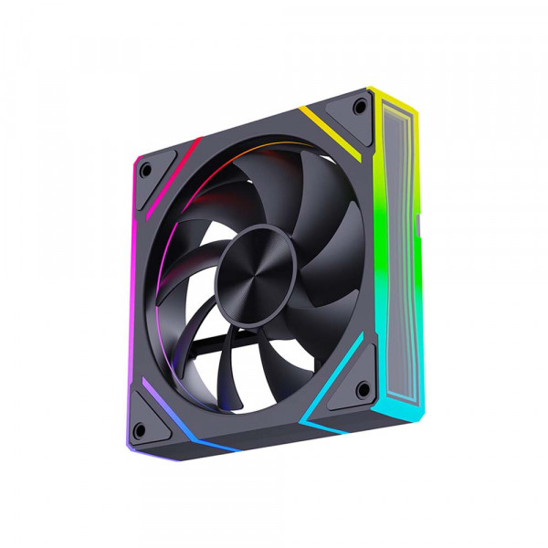 Quạt Tản Nhiệt Magic Snowman F-125 ARGB - Black (Fan Ngược)