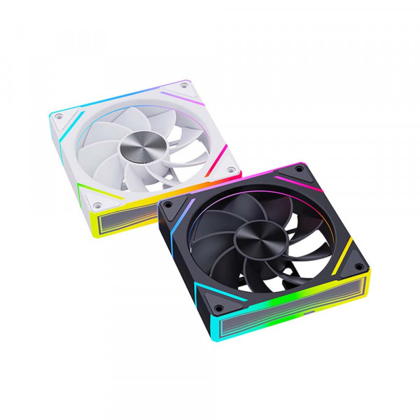 TNC Store Quạt Tản Nhiệt Magic Snowman F-125 ARGB - Black (Fan Ngược)