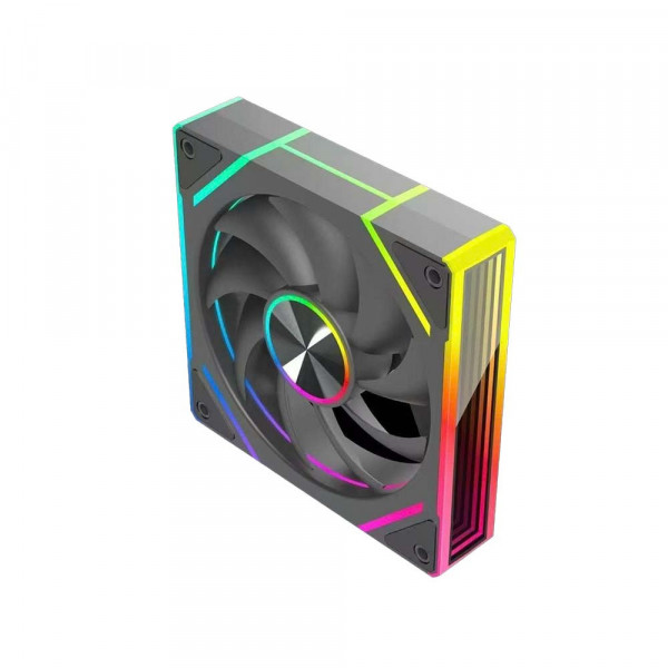 TNC Store Quạt Tản Nhiệt Magic Snowman F-125 ARGB - Black (Fan Ngược)