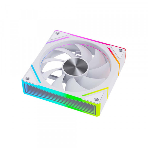 TNC Store Quạt Tản Nhiệt Magic Snowman F-125 ARGB - White (Fan Ngược)