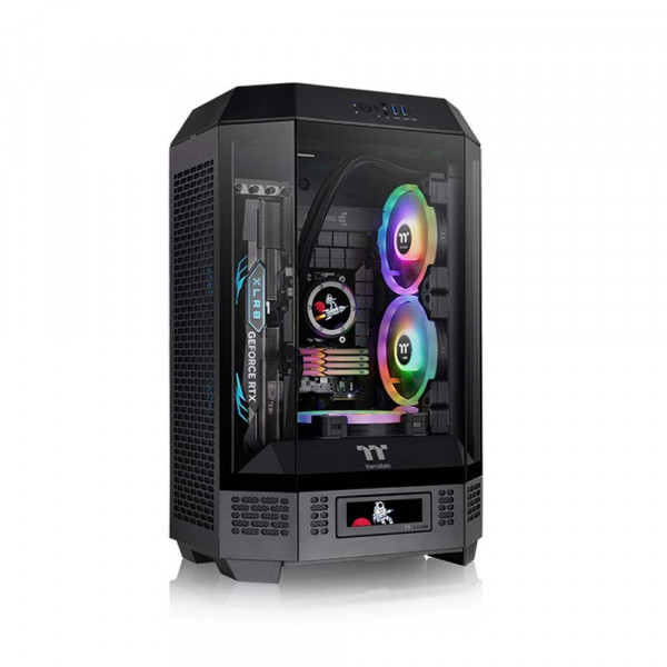 Vỏ Case Thermaltake Tower 300 Black (M-ATX/ Mid Tower/ Đen/ 3 Fan)