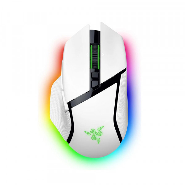 Chuột Gaming Không Dây Razer Basilisk V3 Pro 35K - White Edition (RZ01-05240200-R3A1)