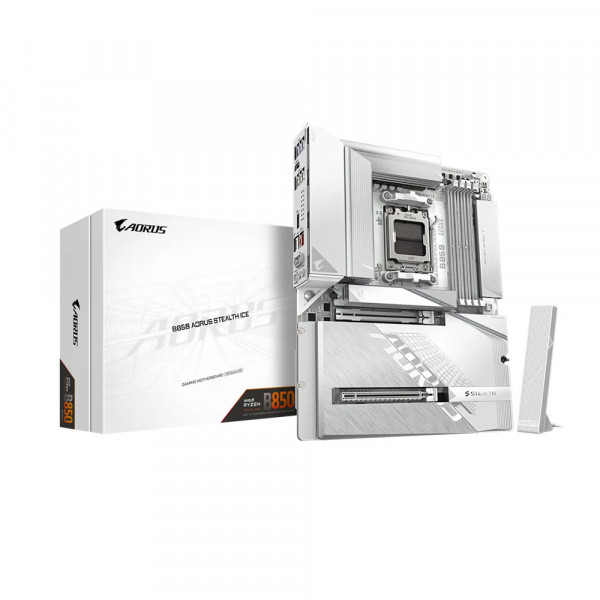 Bo Mạch Chủ Gigabyte B850 Aorus Stealth Ice