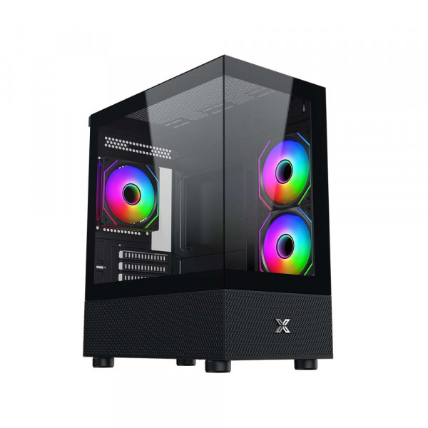 Vỏ Case Xigmatek Alphard M 3IF (EN48814) - Gaming M-ATX, Kèm 03 Fan Xigmatek H23F