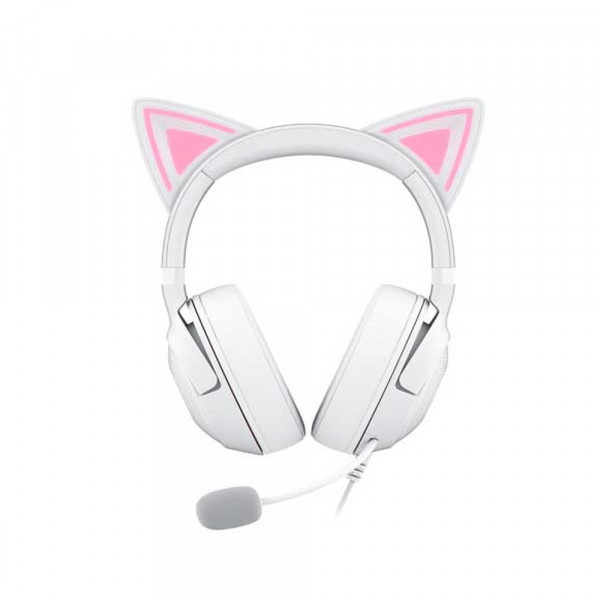 Tai Nghe Gaming Razer Kraken Kitty V2 Kitty Ears - White (RZ04-04730600-R3M1)
