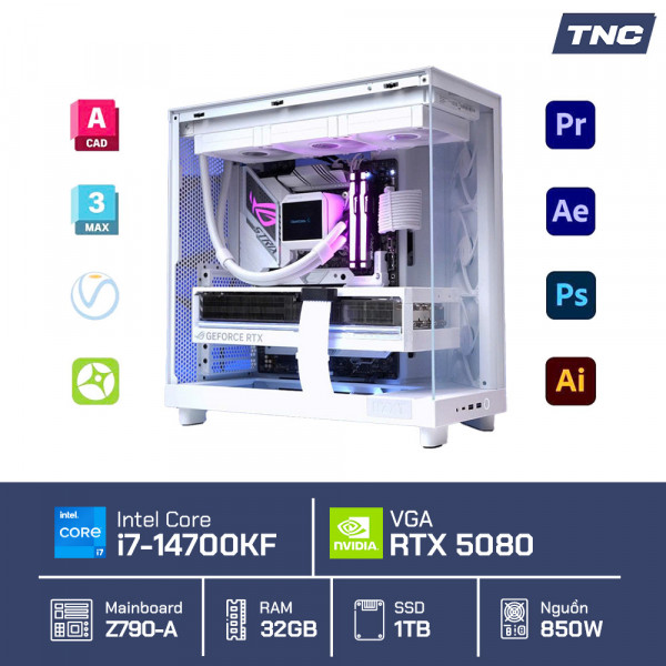 PC Đồ Họa Render 3D - Core i7 14700K/ 32GB/ RTX 5080