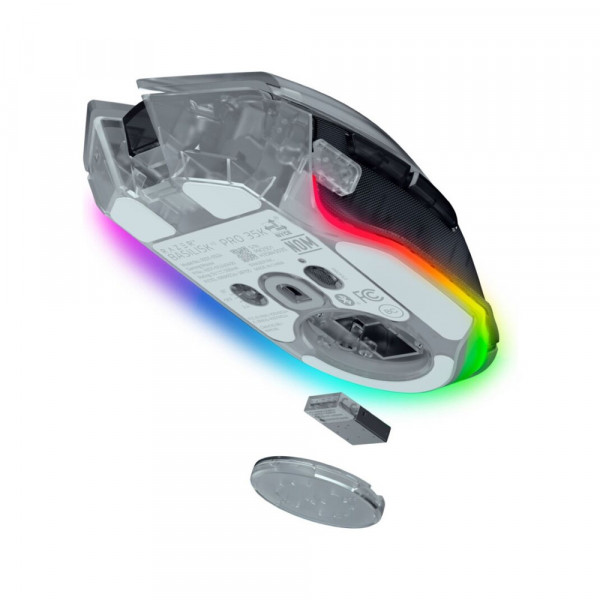 TNC Store Chuột Gaming Razer Basilisk V3 Pro 35K - Phantom White Edition