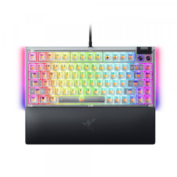 TNC Store Bàn Phím Cơ Razer BlackWidow V4 75% - Phantom White Edition