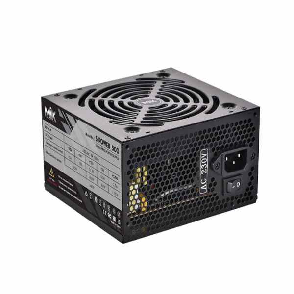 Nguồn MIK S-POWER 500W (ATX/ Đen)