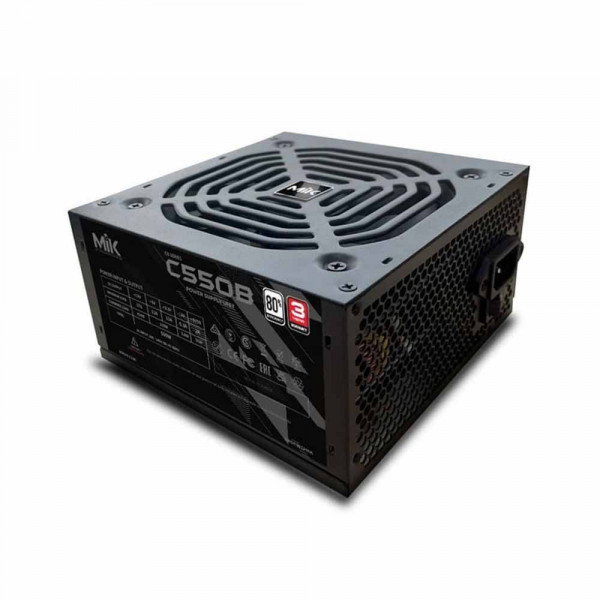 Nguồn MIK C550B (550W/ 80% Efficiency/ ATX/ Đen)