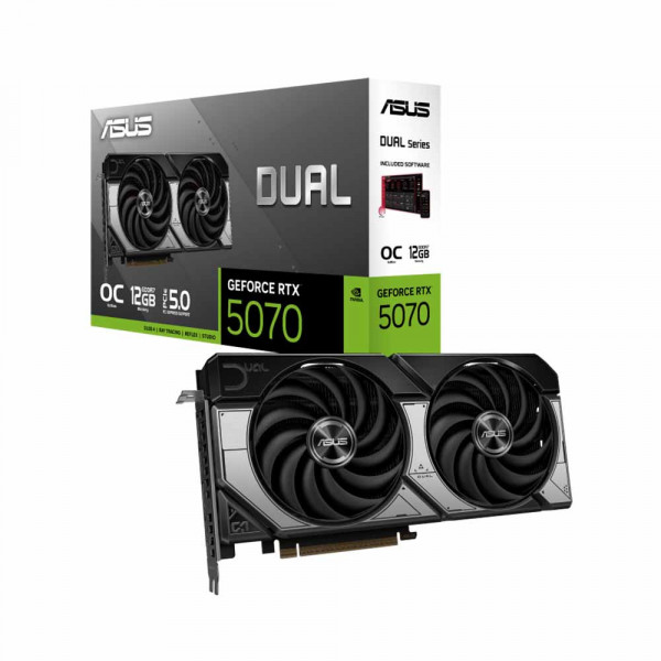 Card Màn Hình ASUS Dual GeForce RTX 5070 12GB GDDR7 OC Edition (DUAL-RTX5070-O12G)