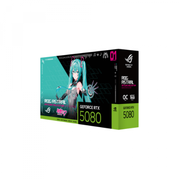 TNC Store Card Màn Hình Asus ROG Astral Geforce RTX 5080 16GB GDDR7 OC Hatsune Miku Edition