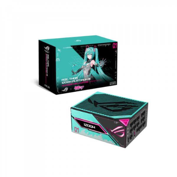 Nguồn Máy Tính ASUS ROG Thor 1200W Platinum III Hatsune Miku Edition