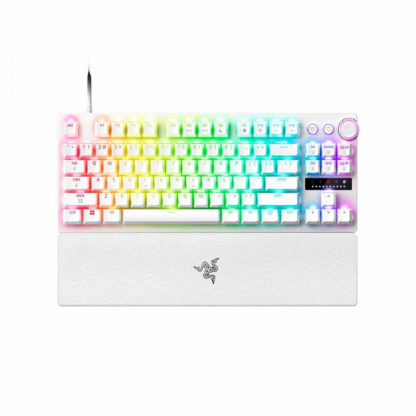 Bàn Phím Cơ Razer Huntsman V3 Pro Tenkeyless 8KHz - White Edition (RZ03-05521000-R3M1)