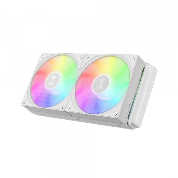 TNC Store Tản Nhiệt Nước AIO Gamdias AURA GL240 v2 ARGB White