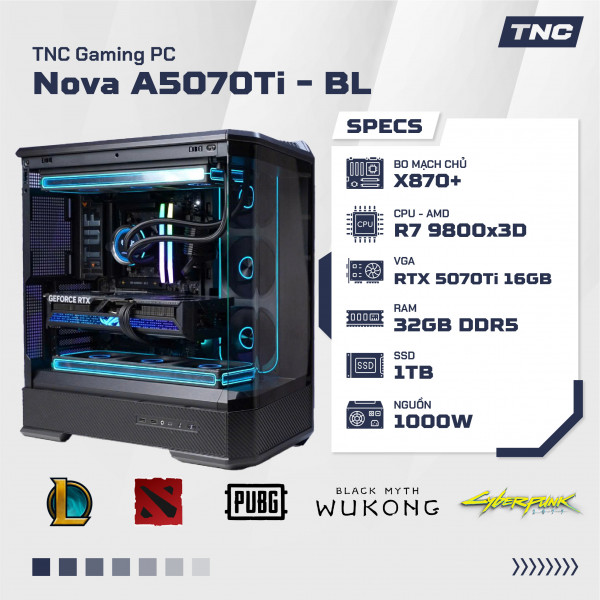 PC Gaming - Nova A5070Ti - BL