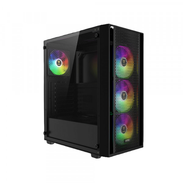 TNC Store Vỏ Case Gamdias AURA GC2 Elite Black ARGB