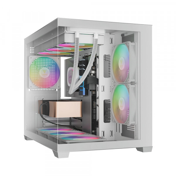 Vỏ Case Gamdias AURA GC10M v2 ARGB White