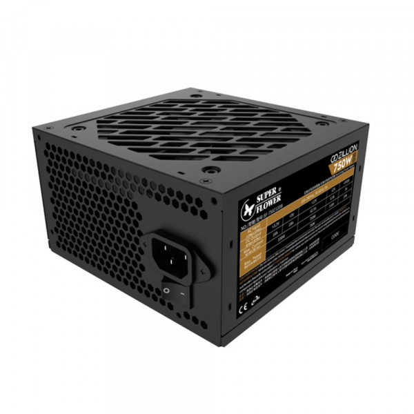 Nguồn Máy Tính Super Flower ZILLION DB 750W ATX 3.1 80 Plus Bronze (SF-750Z12DB-DA)