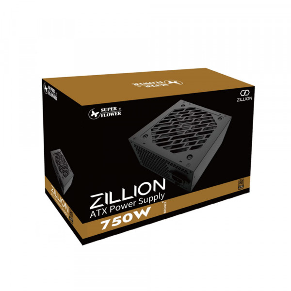 TNC Store Nguồn Máy Tính SuperFlower ZILLION DB 750W ATX 3.1 80 Plus Bronze (SF-750Z12DB-DA)