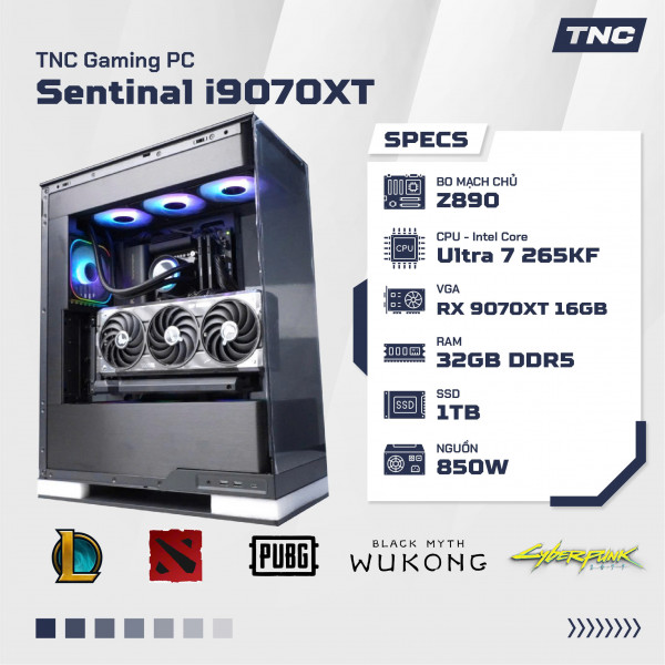PC Core Ultra 7 - Sentinal i9070XT