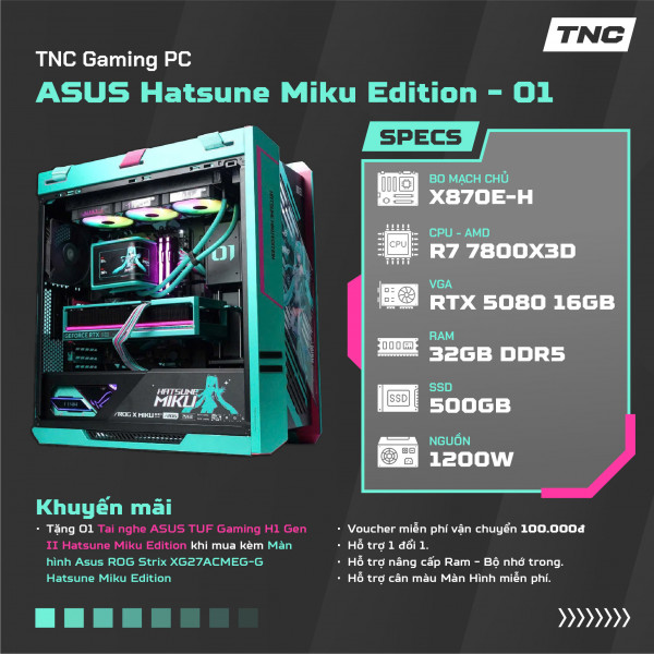 PC Gaming - ASUS Hatsune Miku Edition - 01