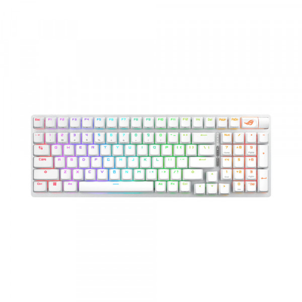 Bàn Phím Cơ Không Dây ASUS ROG Strix Scope II 96 NX Snow Switch White (90MP037A-BKUA10)